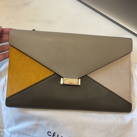 Celine envelope clutch, purchased in Paris. Comes with dust bag only. - Picture 2 of 4